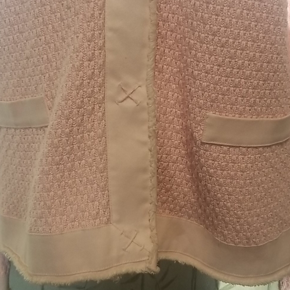 Talbots Pink Distressed Sweater Size Large EUC - Picture 7 of 12